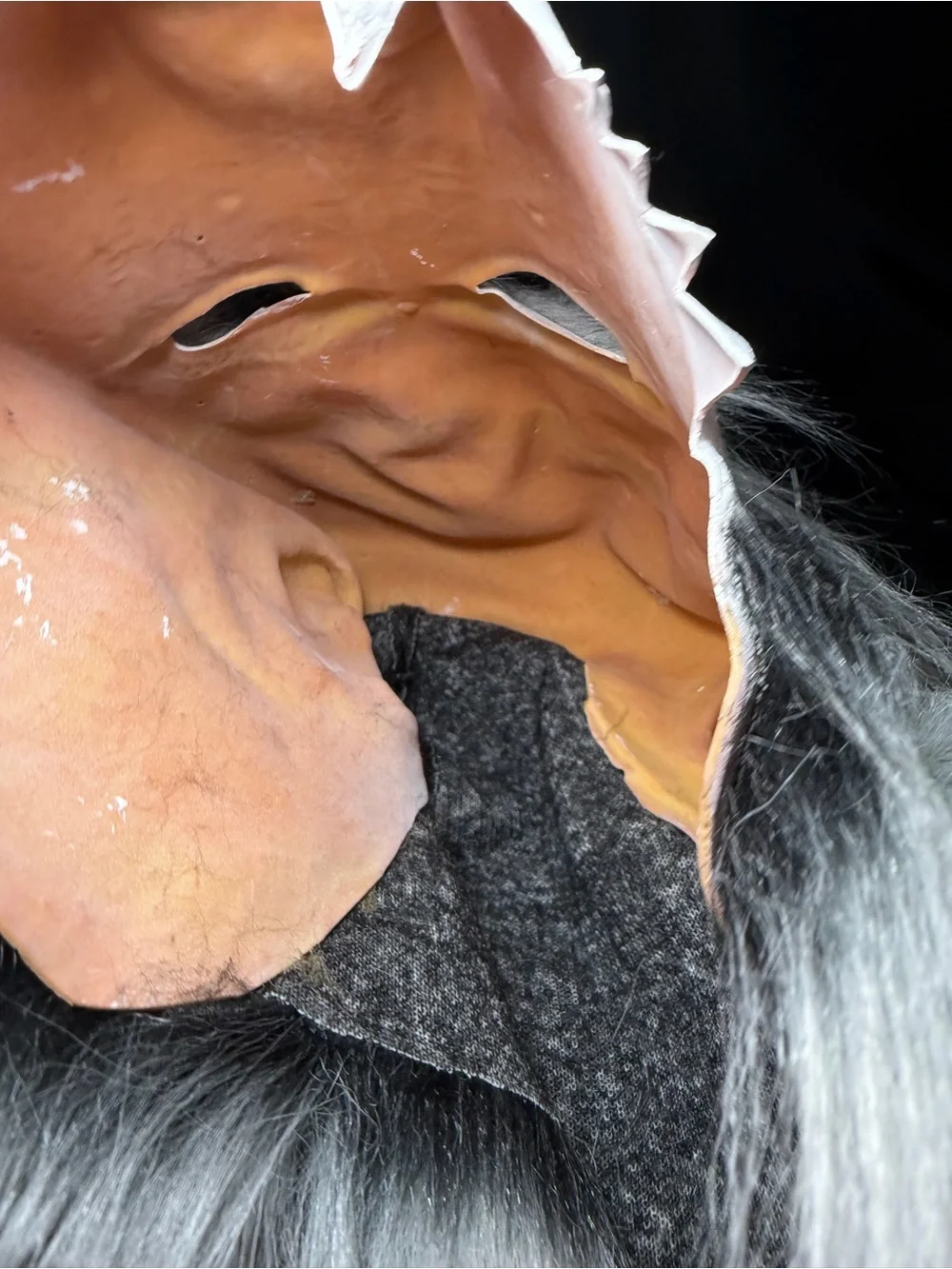 Vintage Werewolf Mask Grey 1995